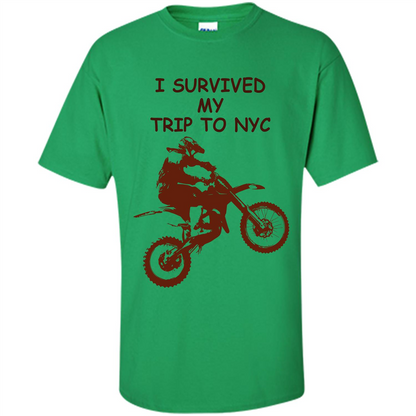 I Survived My Trip To NYC T-shirt Irish Green