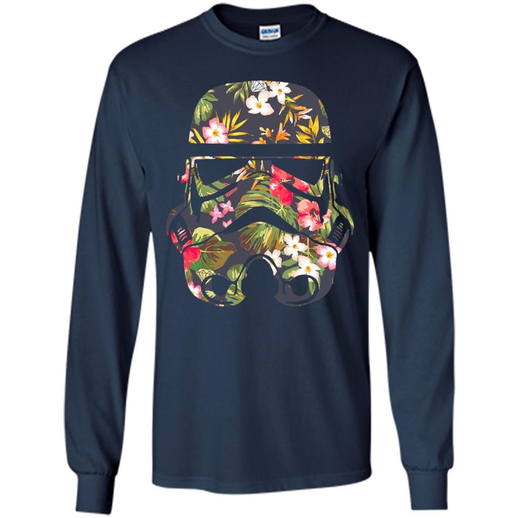 Tropical Stormtrooper Graphic T-Shirt Navy
