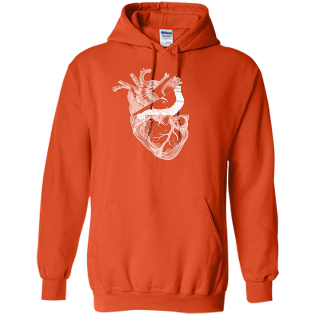 My Space T-shirt Heart T-shirt Orange
