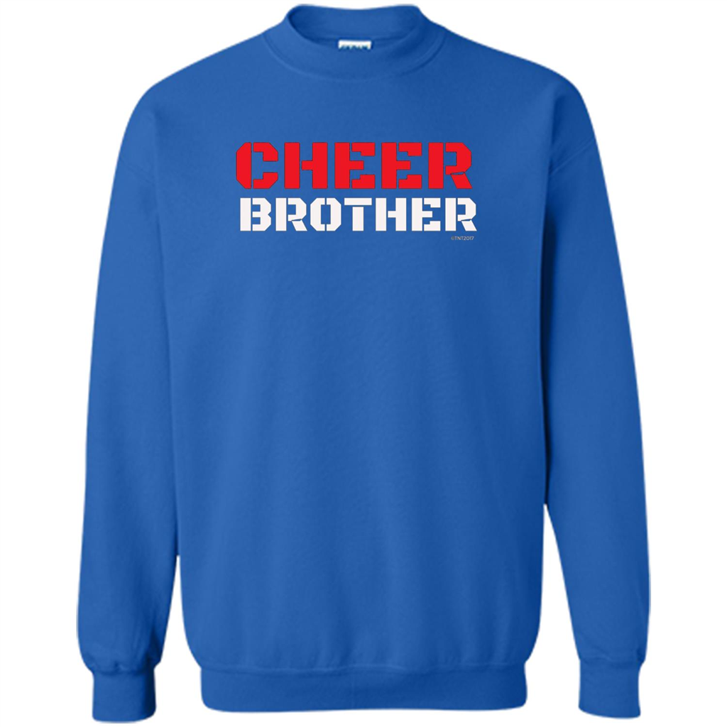 Cheer Brother T-Shirt for Brothers of Cheerleaders Royal