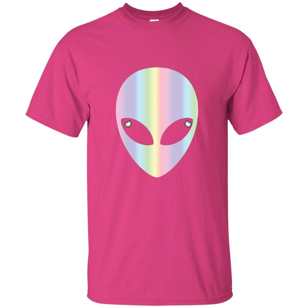 Alien Head T-shirt Heliconia