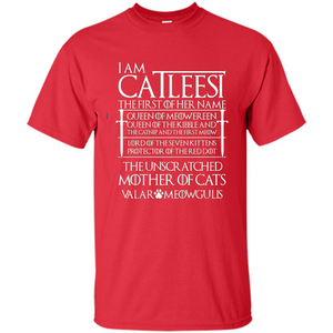 Mother Of Cats Catleesi Funny T-shirt