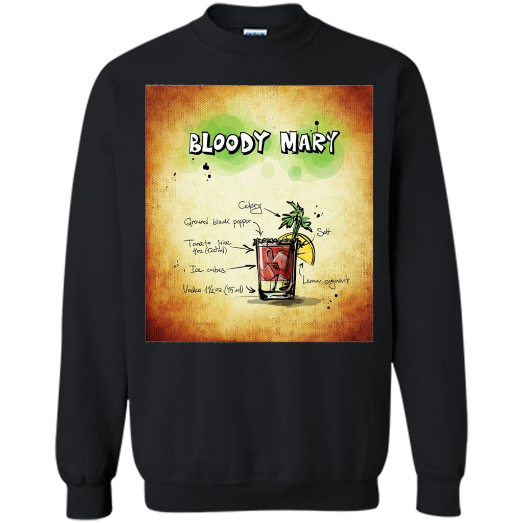 Bloody Mary Drink Recipe Alcohol Liquor Bartender T-shirt Orange