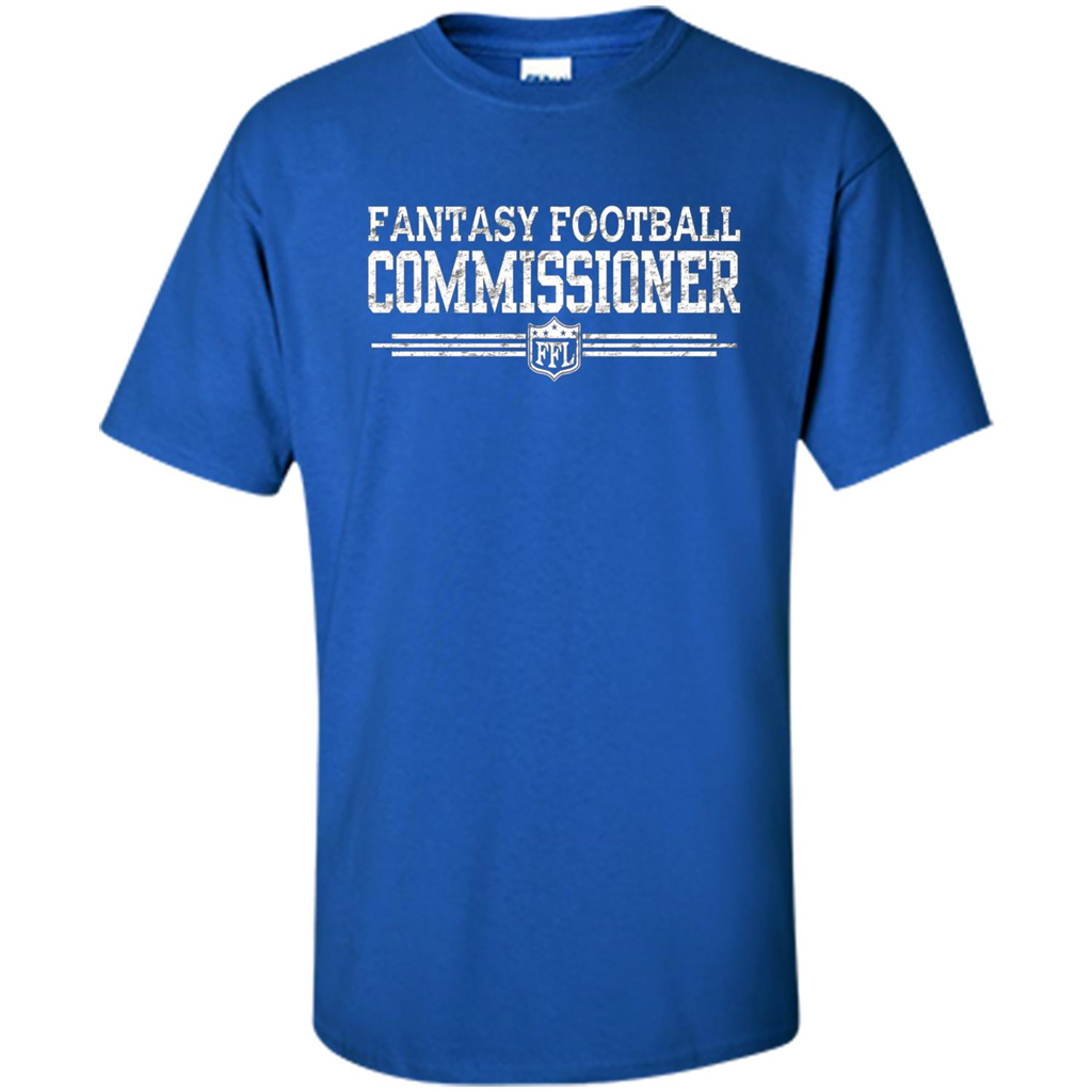Vintage Fantasy Football Commissioner T-shirt Royal