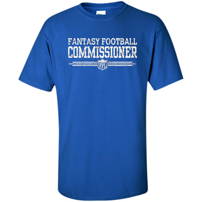 Vintage Fantasy Football Commissioner T-shirt Royal