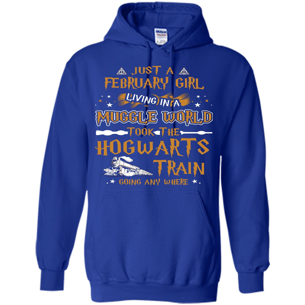 Harry Potter T-shirt Just A February Girl Living In A Muggle World