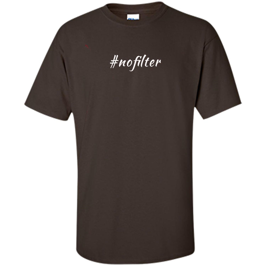 No Filter T-shirt Dark Chocolate