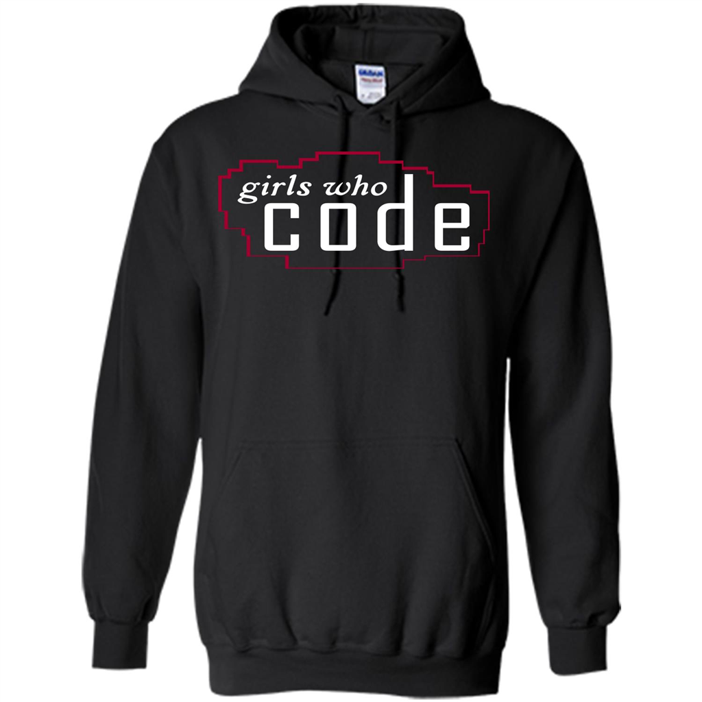 Coder T-shirt Girls Who Code T-shirt Black