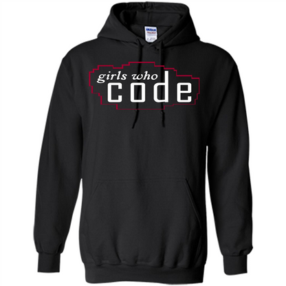 Coder T-shirt Girls Who Code T-shirt Black