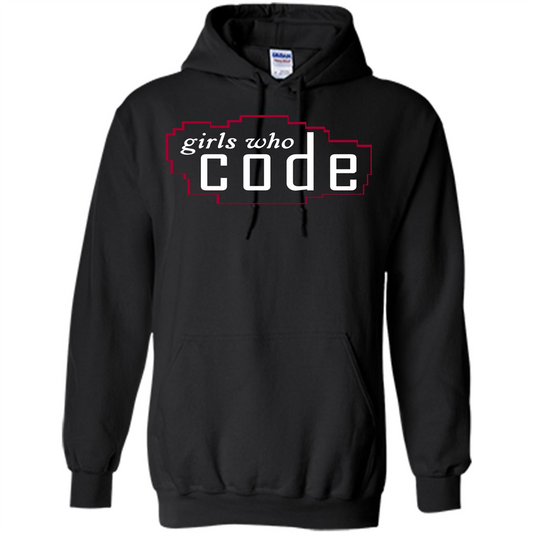 Coder T-shirt Girls Who Code T-shirt Black