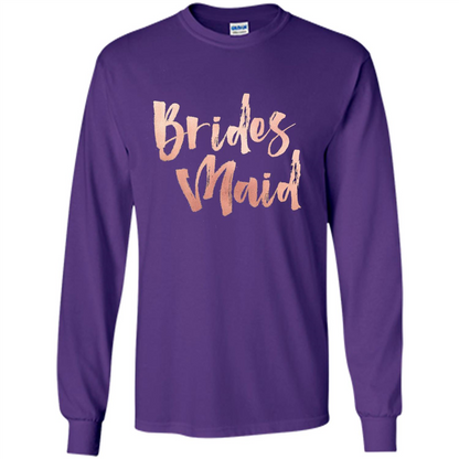 Bridesmaid T-shirt Purple