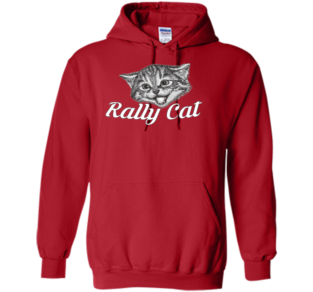 Cat Lover T-shirt Saint Louis Rally Cat T-shirt Red