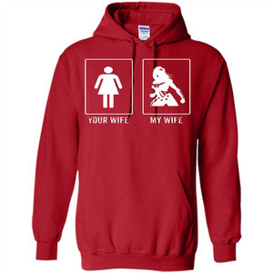 Superhero T-shirt Your Wife My Wife