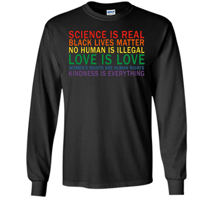 Love Is Kindness T-Shirt Black Lives LGBT Equality Feminist t-shirt Black