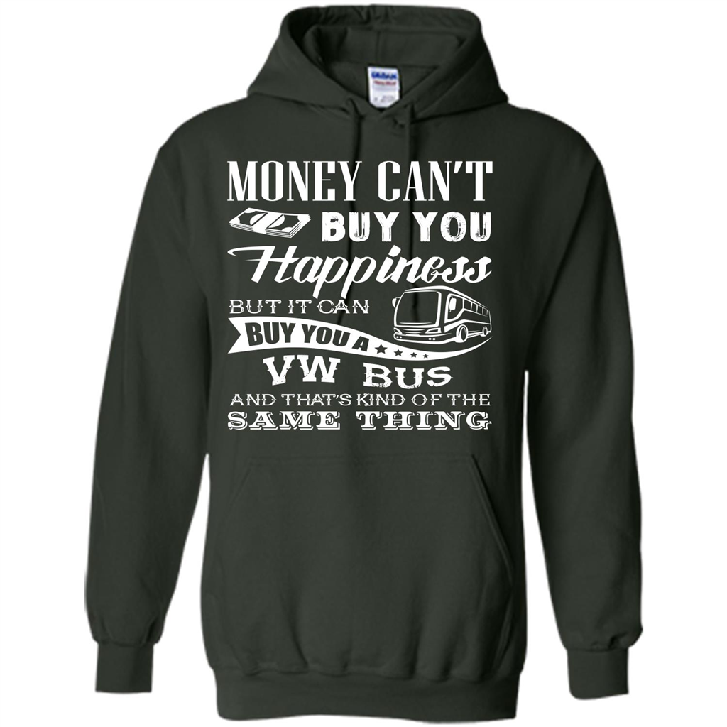 Driver T-shirt Money Can’t Buy You Happiness T-shirt Forest Green