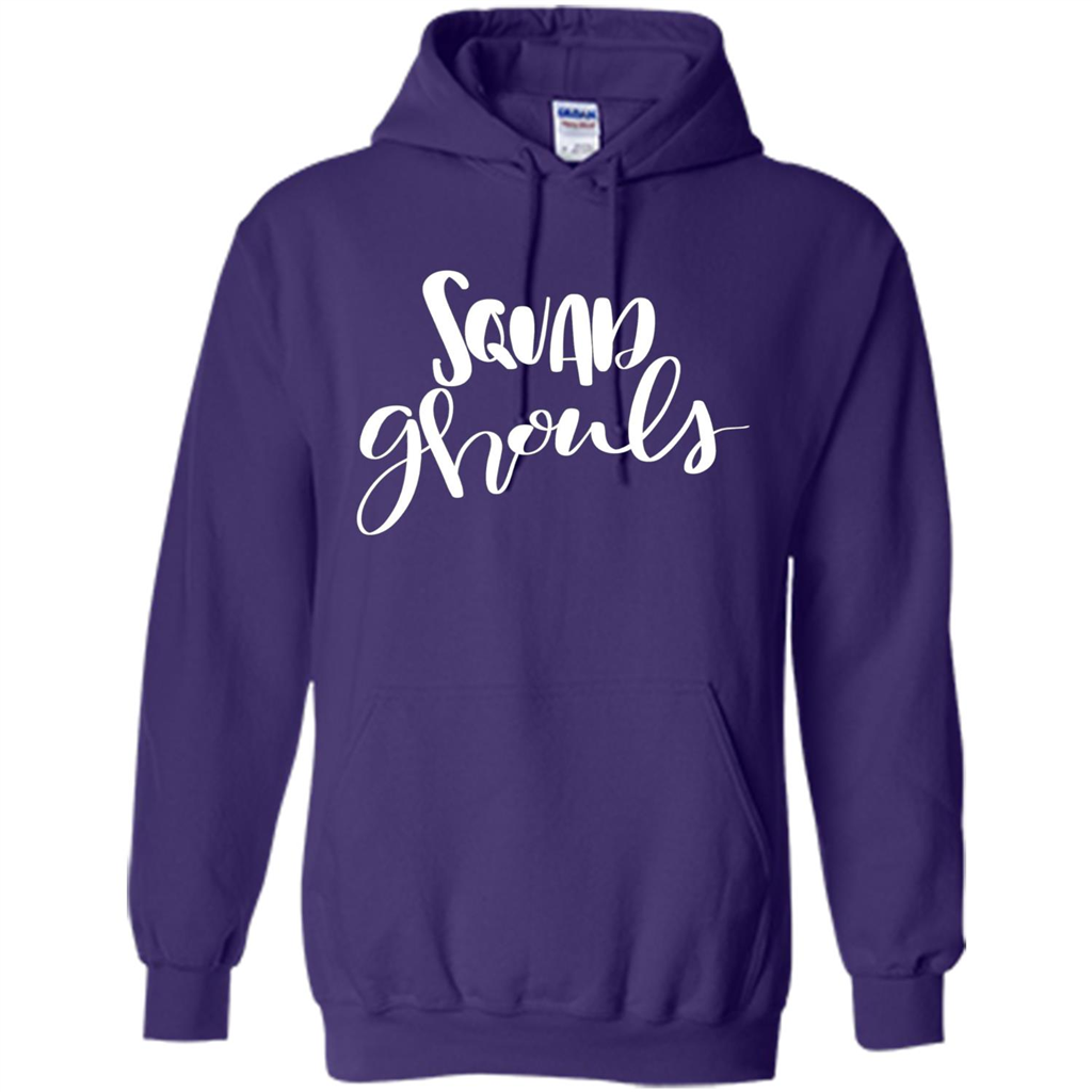 Squad Ghouls T-Shirt Halloween Funny Ghost Costume T-shirt Purple