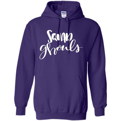 Squad Ghouls T-Shirt Halloween Funny Ghost Costume T-shirt Purple
