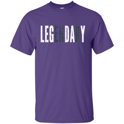 LEGENDARY Leg Day T-shirt - Leg Day At The Gym Purple