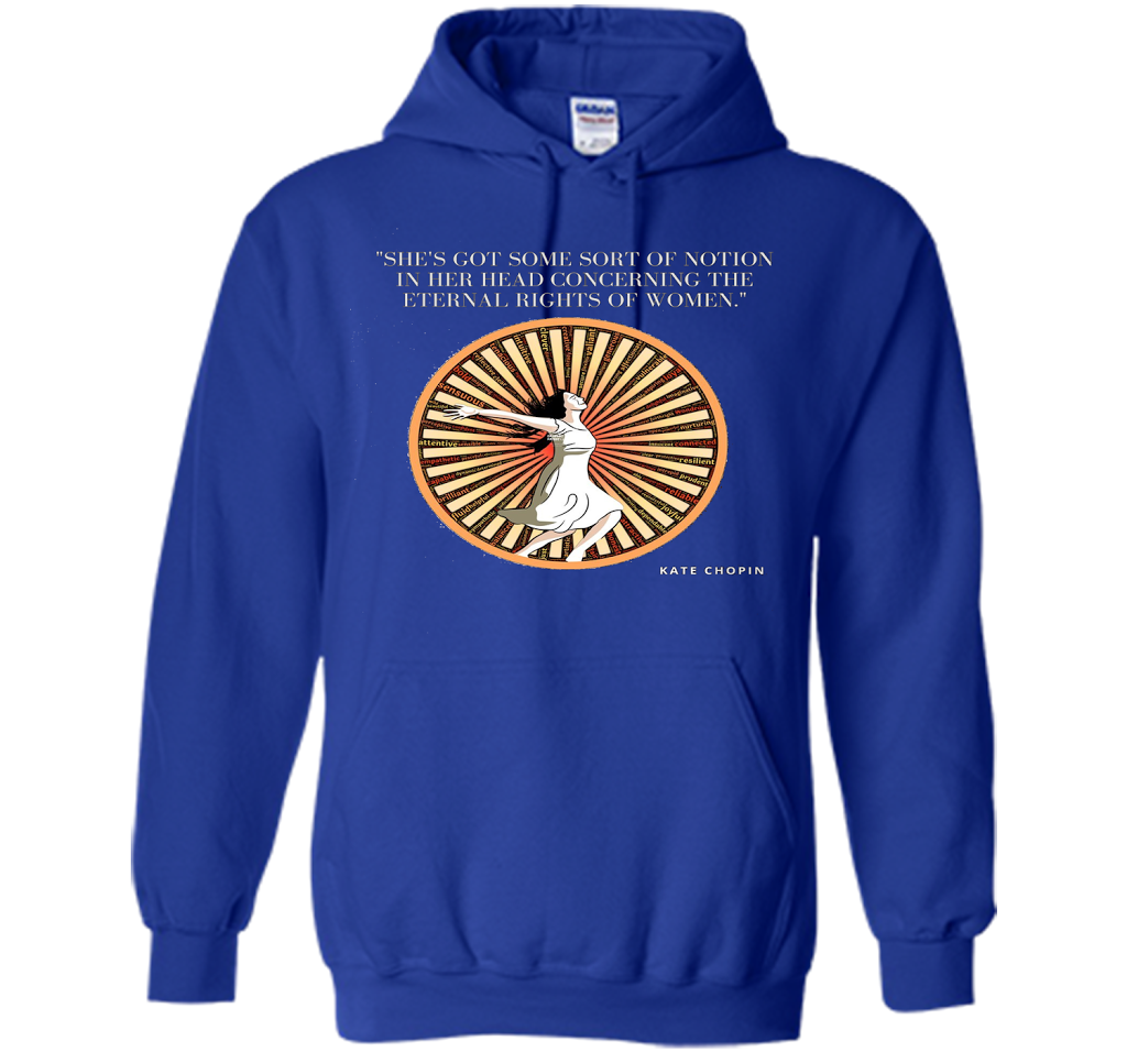 Kate Chopin Eternal Rights of Women Literary T-Shirt shirt Royal