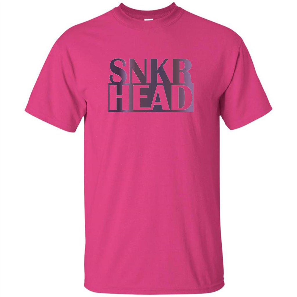 Sneaker Head Eggplant Foams T-shirt Foamposite SNKB HEAD Heliconia