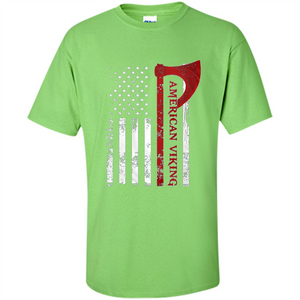 American Viking Flag Shirt Patriotic American T-shirt