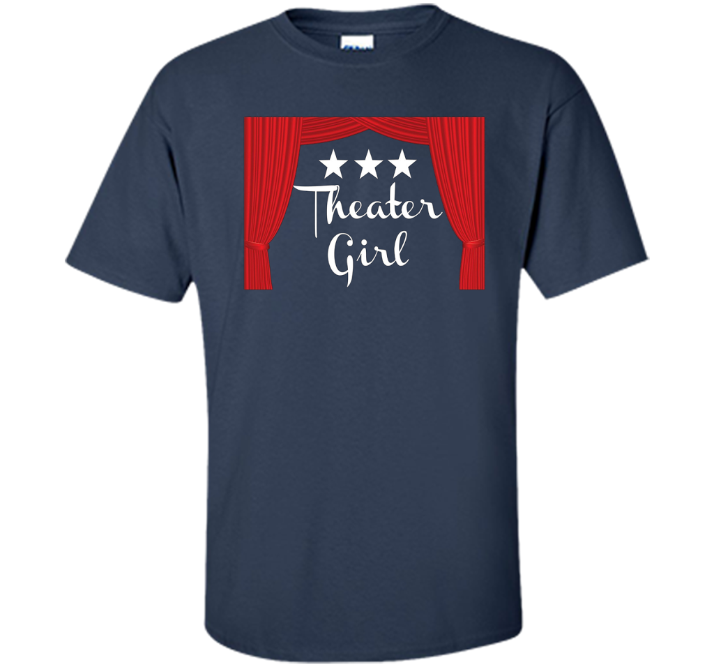 Theater Girl T-Shirt, Drama, Actors shirt Navy