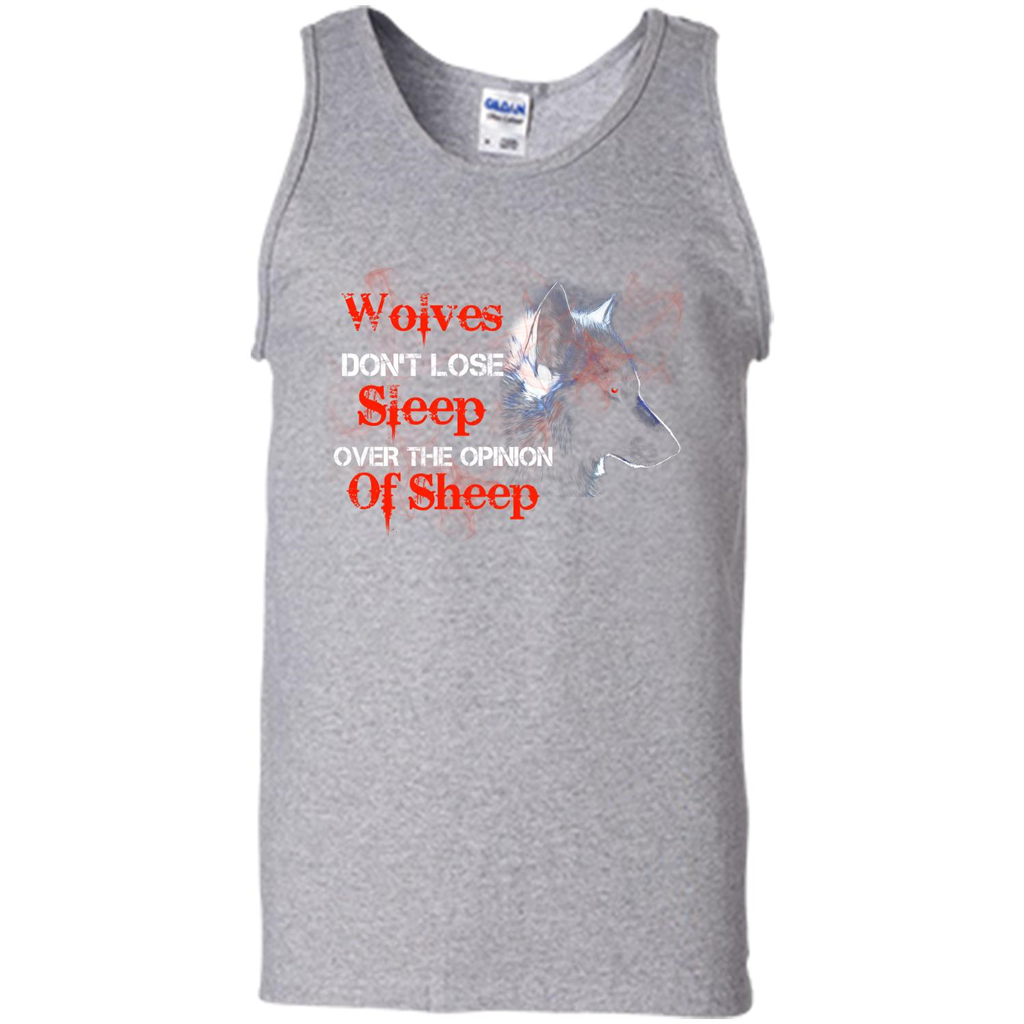 Wolves T-shirt Don't Lose Sleep Over The Opinion Of Sheep Sport Grey