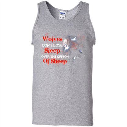 Wolves T-shirt Don't Lose Sleep Over The Opinion Of Sheep Sport Grey