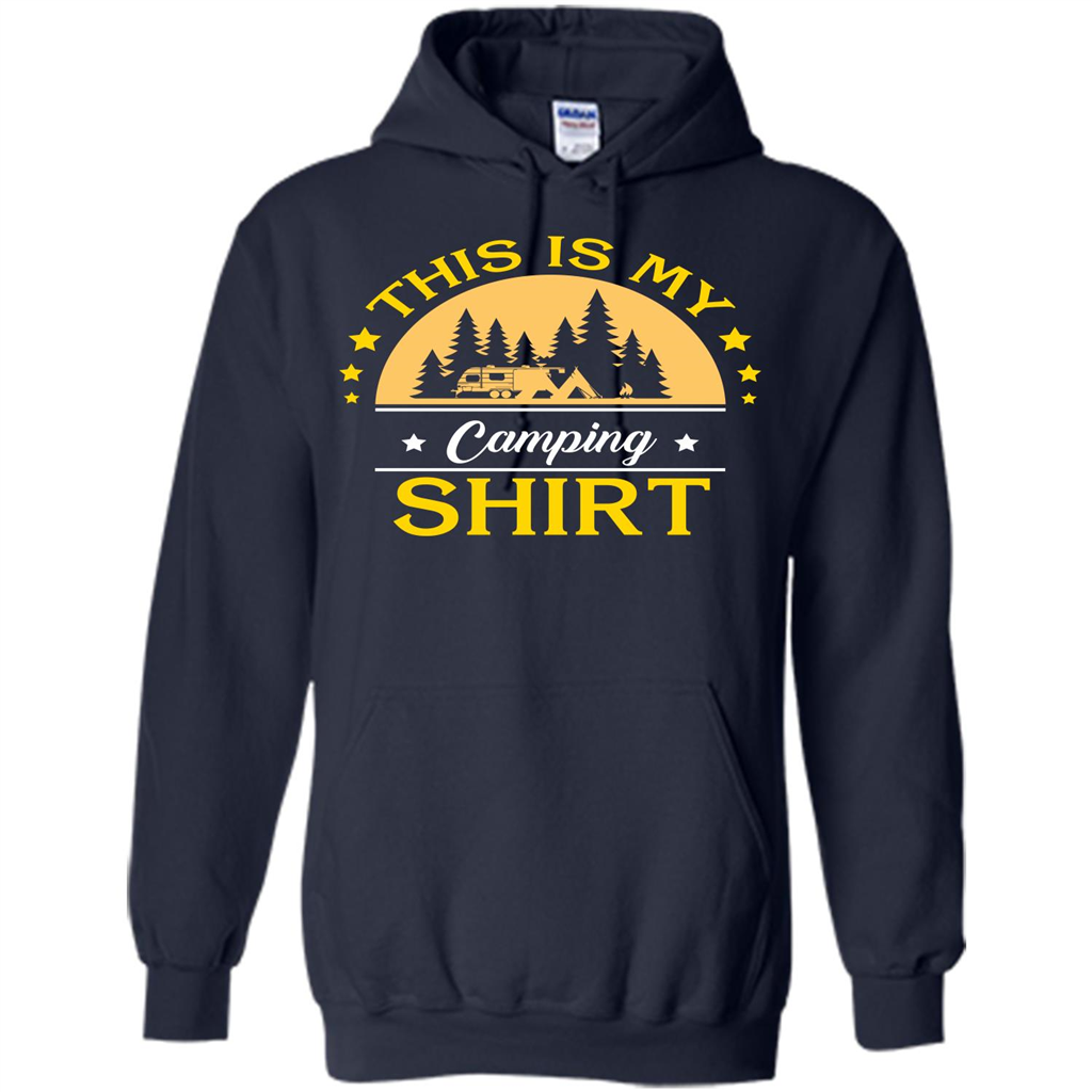 Camping T-shirt This Is My Camping Shirt T-shirt Navy