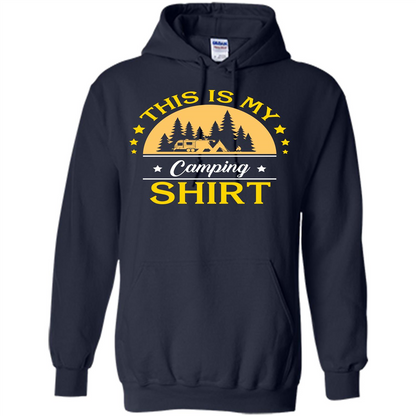 Camping T-shirt This Is My Camping Shirt T-shirt Navy