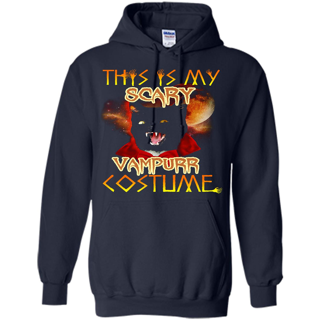 Halloween T-shirt This Is My Scary Vampurr Costume T-shirt