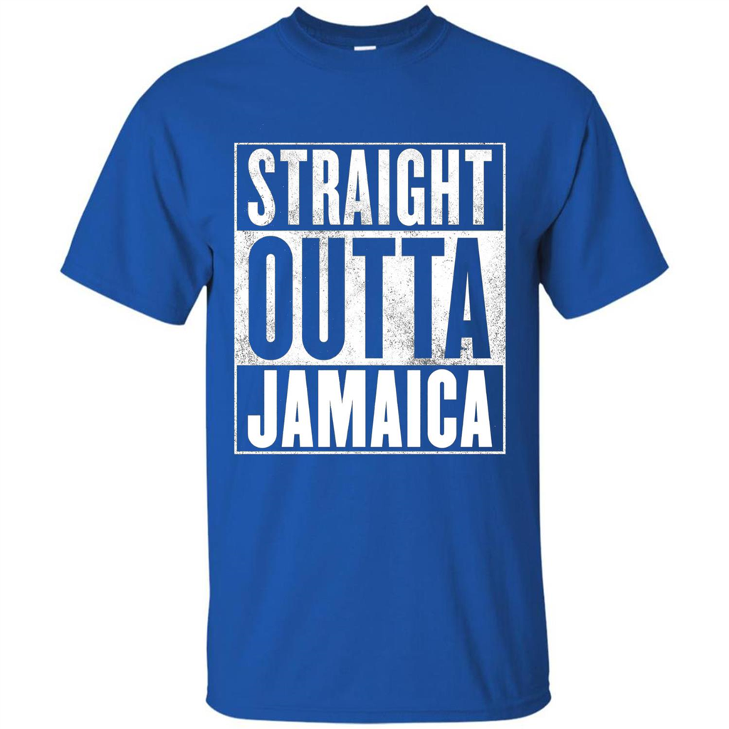Jamaica T-Shirt - Straight Outta Jamaica T-shirt Royal