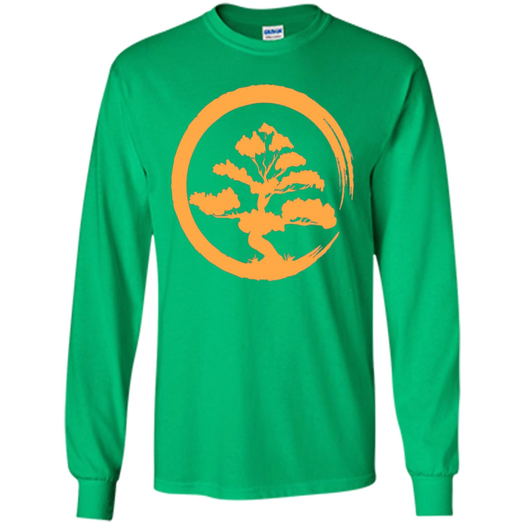 Bonsai Tree Japanese Zen Artist T-shirt Irish Green
