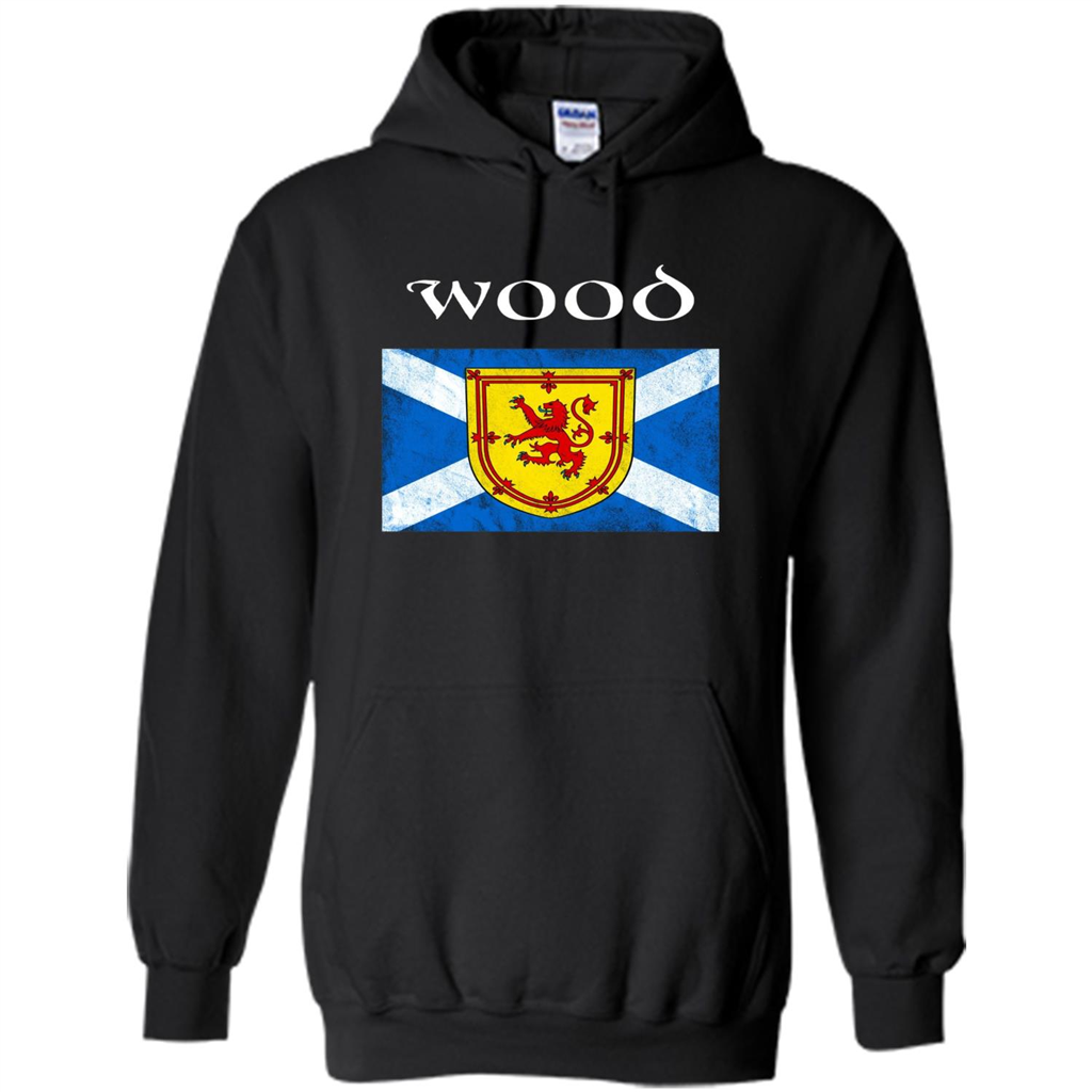 Scottish Clan Wood T-shirt Black