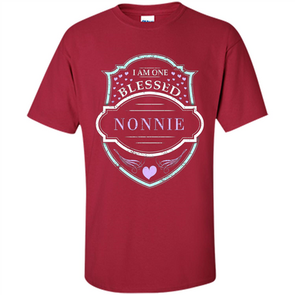 Grandma T-shirt I Am One Blessed Nonnie Cardinal