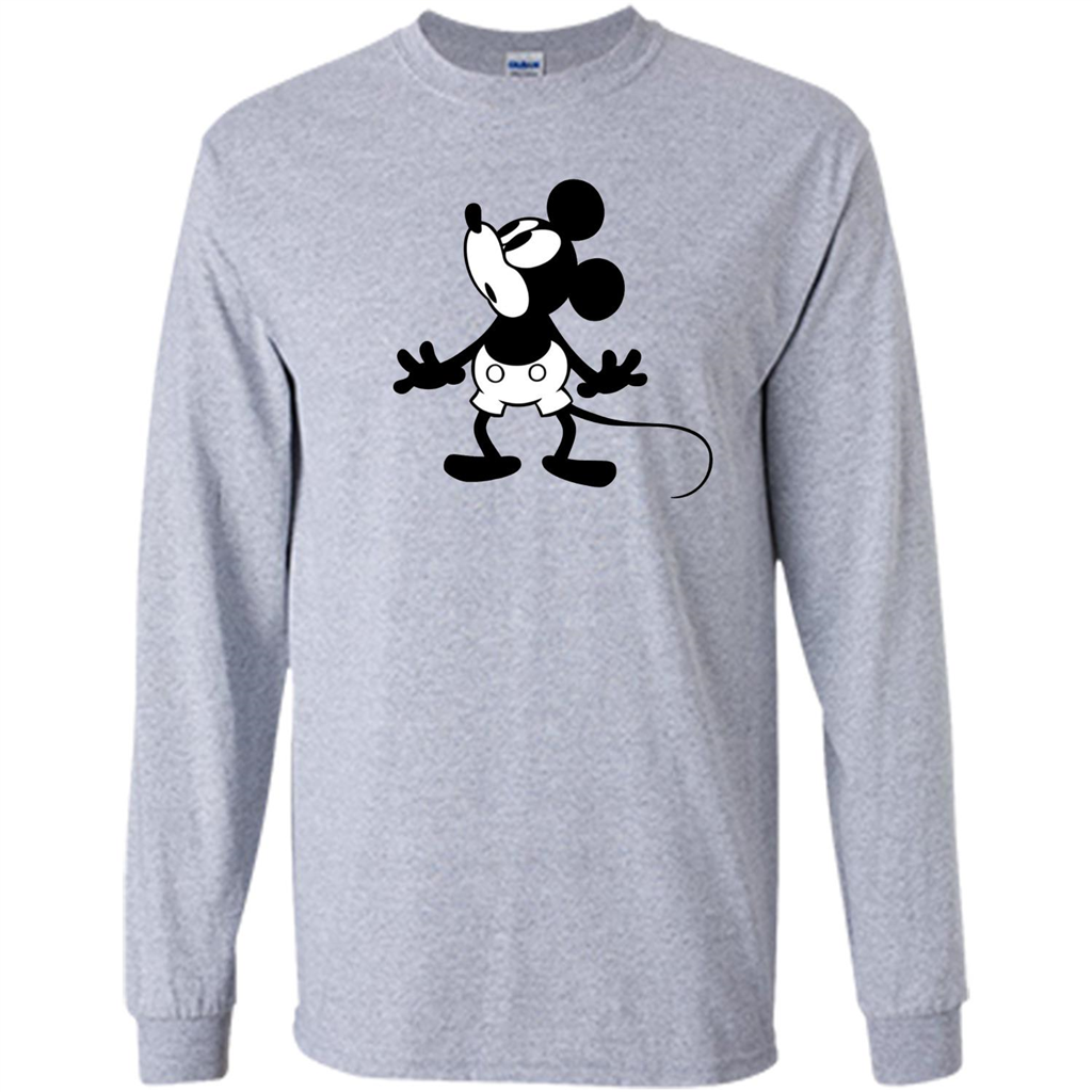 Disney Classic Mickey Mouse Graphic T-shirt Sport Grey