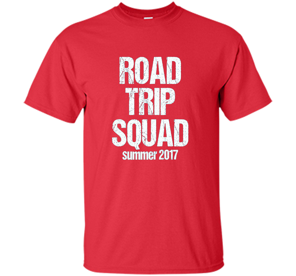 Road Trip Squad - Funny Summer Vacation T-Shirt shirt Red
