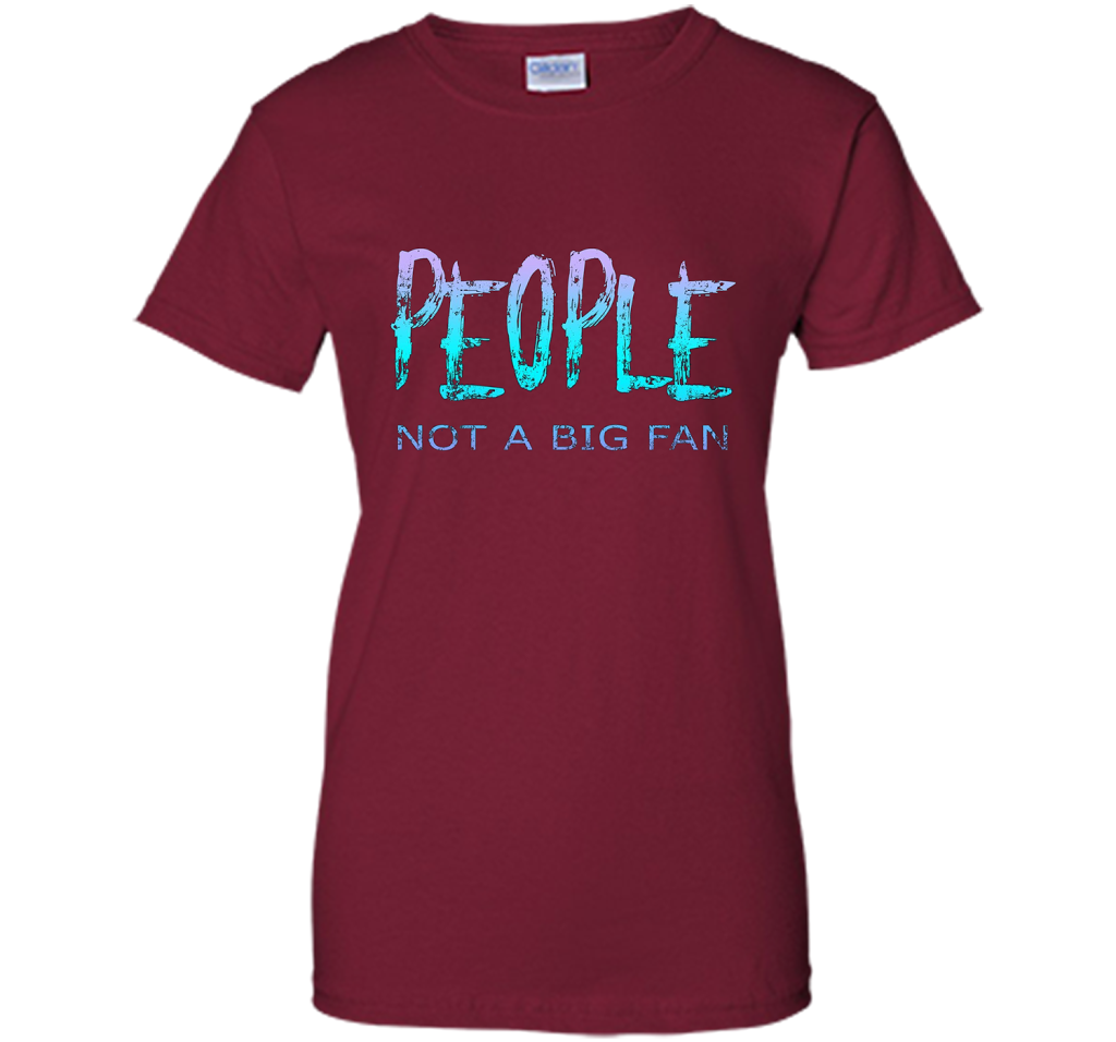 People Not A Big Fan T-shirt Cardinal Red