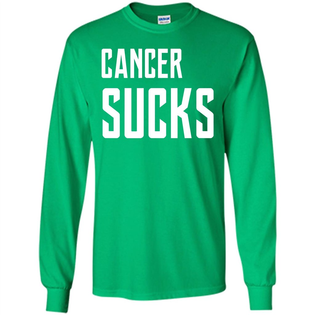 Cancer Sucks T-shirt Irish Green