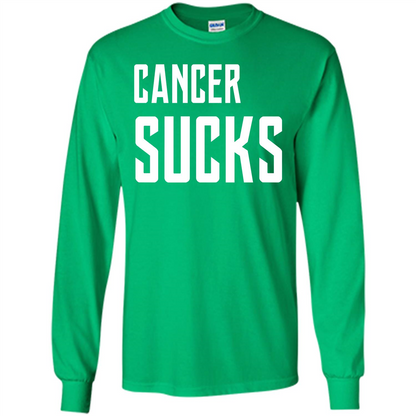 Cancer Sucks T-shirt Irish Green