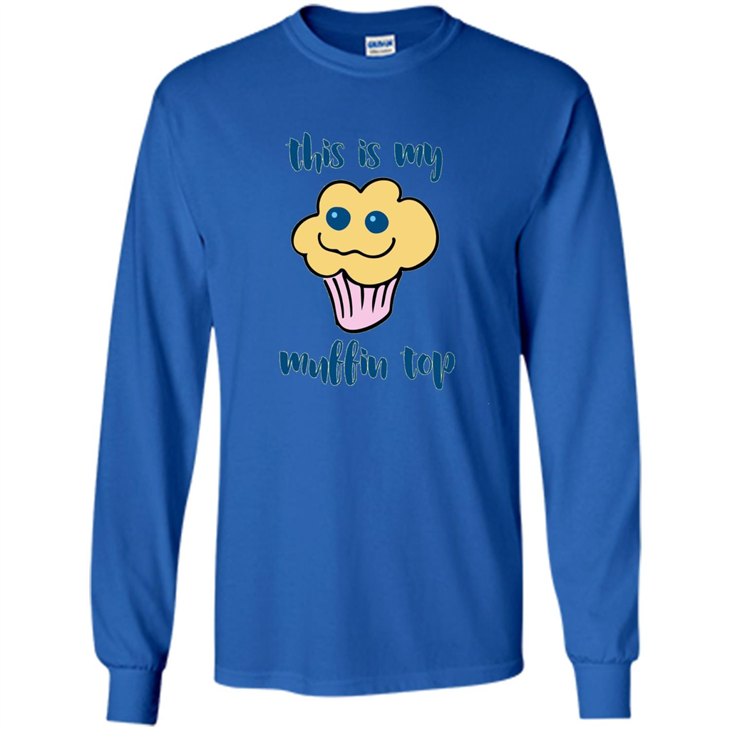 Baking T-shirt Funny This Is My Muffin Top T-Shirt Royal