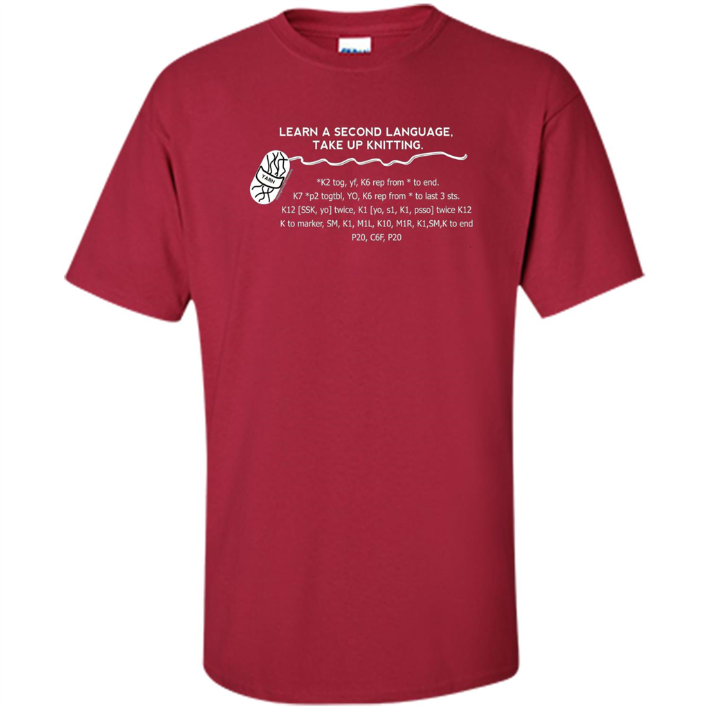 Funny Knitting T-shirt Knitting Gift Shirt Cardinal