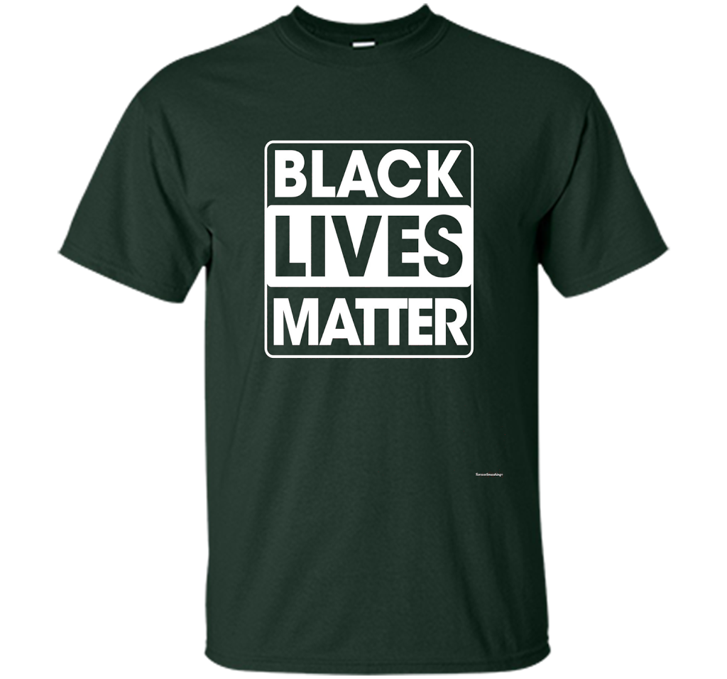 Black Lives Matter Tshirt - No To Racism Premium T-Shirt cool shirt Forest Green