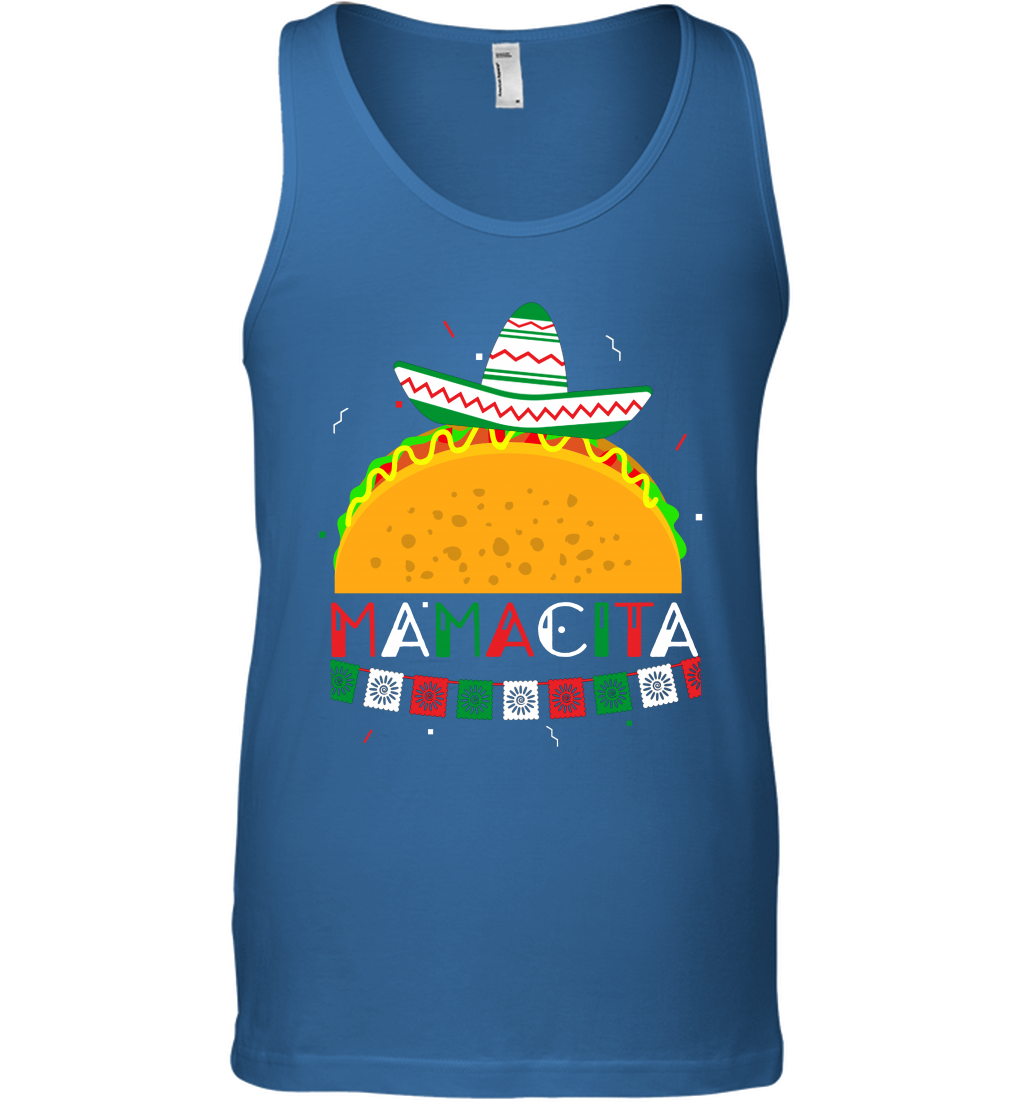 Mamacita Taco Tacos Mexican Cactus Cinco De Mayo Shirt Tank Top Tank Top Royal