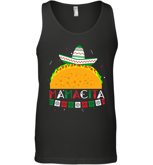 Mamacita Taco Tacos Mexican Cactus Cinco De Mayo Shirt Tank Top Tank Top Black