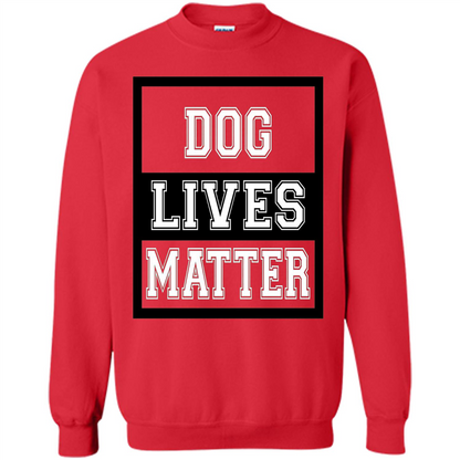 Dog Lives Matter Animal Rights Protest T-shirt Red