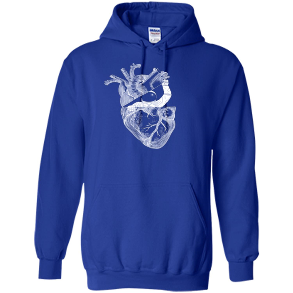 My Space T-shirt Heart T-shirt Royal