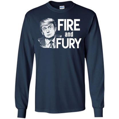 American T-shirt Fire And Fury Navy
