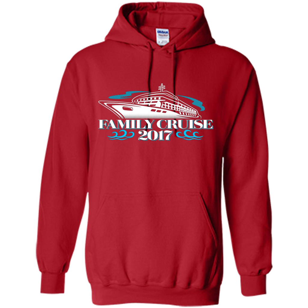 Family Cruise 2017 Vacation T-shirt Red
