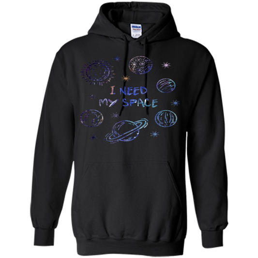 I Need My Space T-Shirt Black